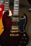 Elektrická kytara SG Cherry Red - Gold Hardware foto #1