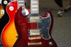 Elektrická kytara SG Cherry Red - Gold Hardware foto #2